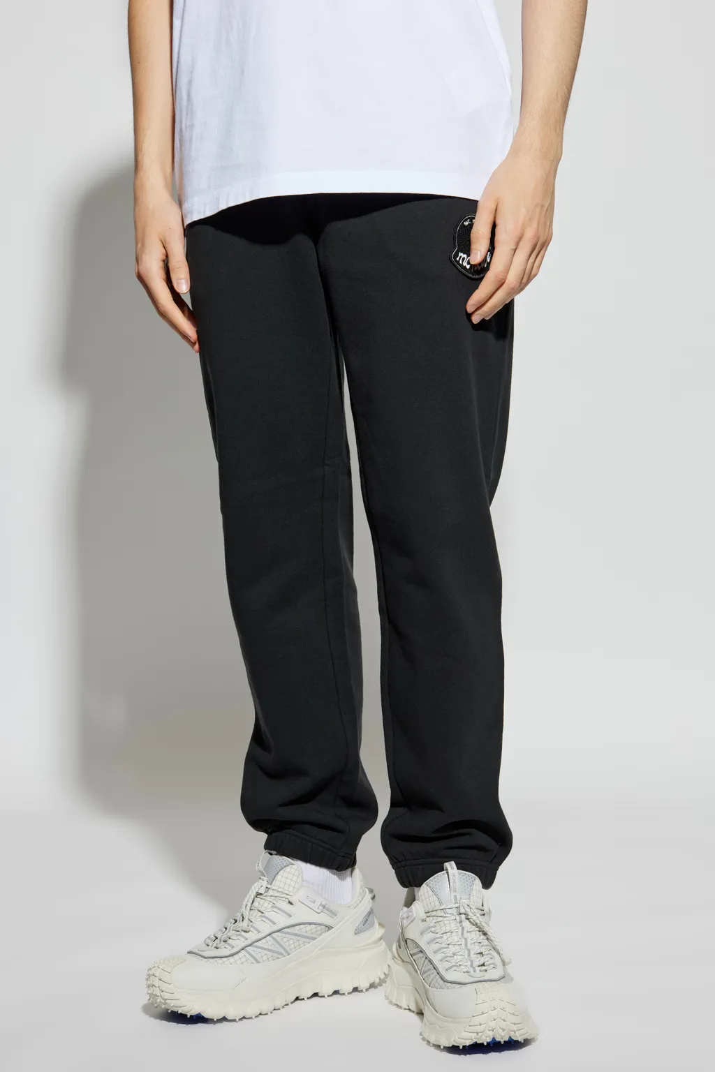 Logo Patch Drawstring Pants