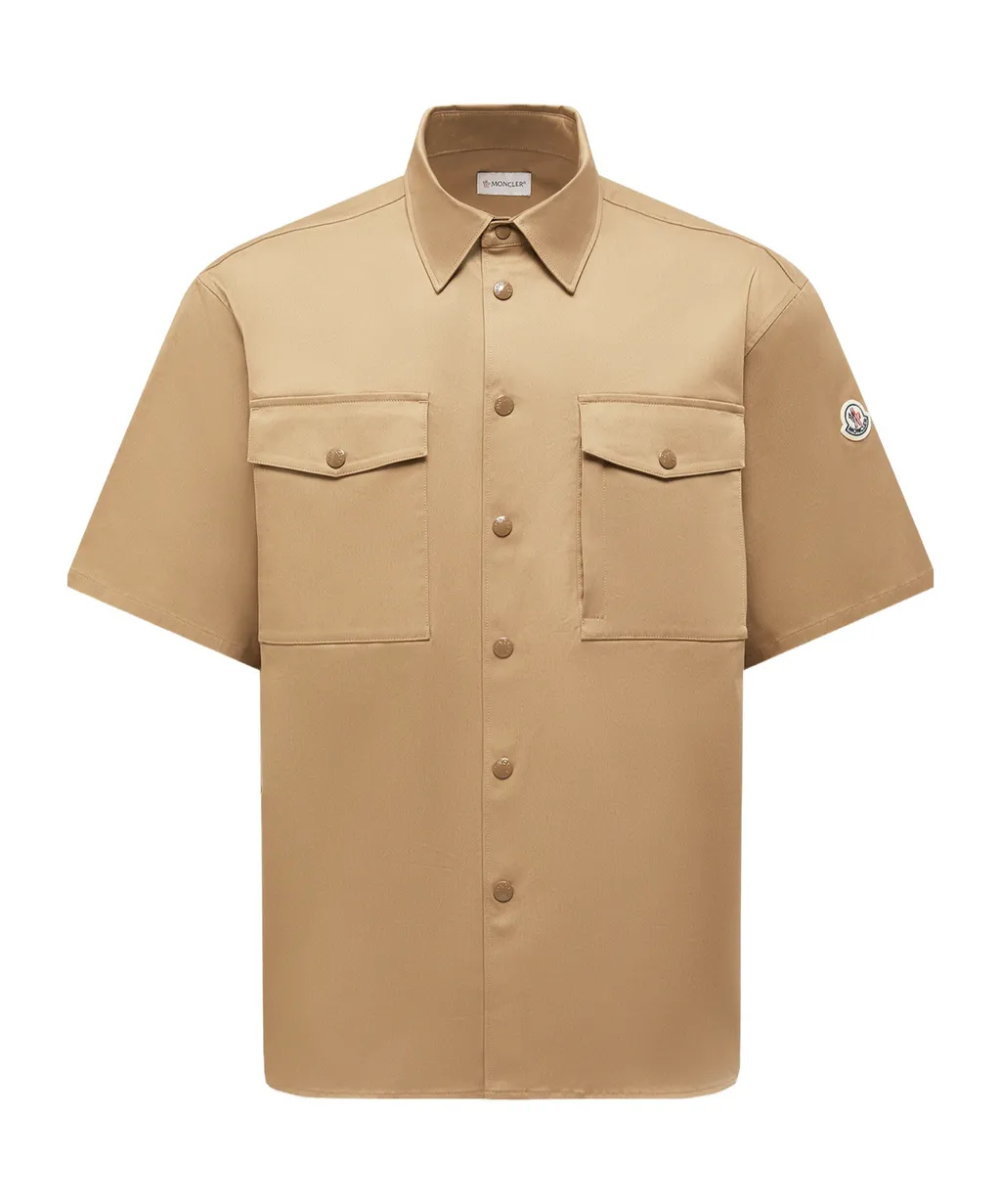 Logo-Patch Short-Sleeved Shirt