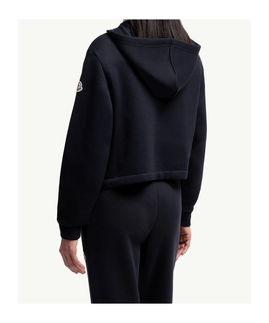 Knitted Pocket Zip-Up Hoodie