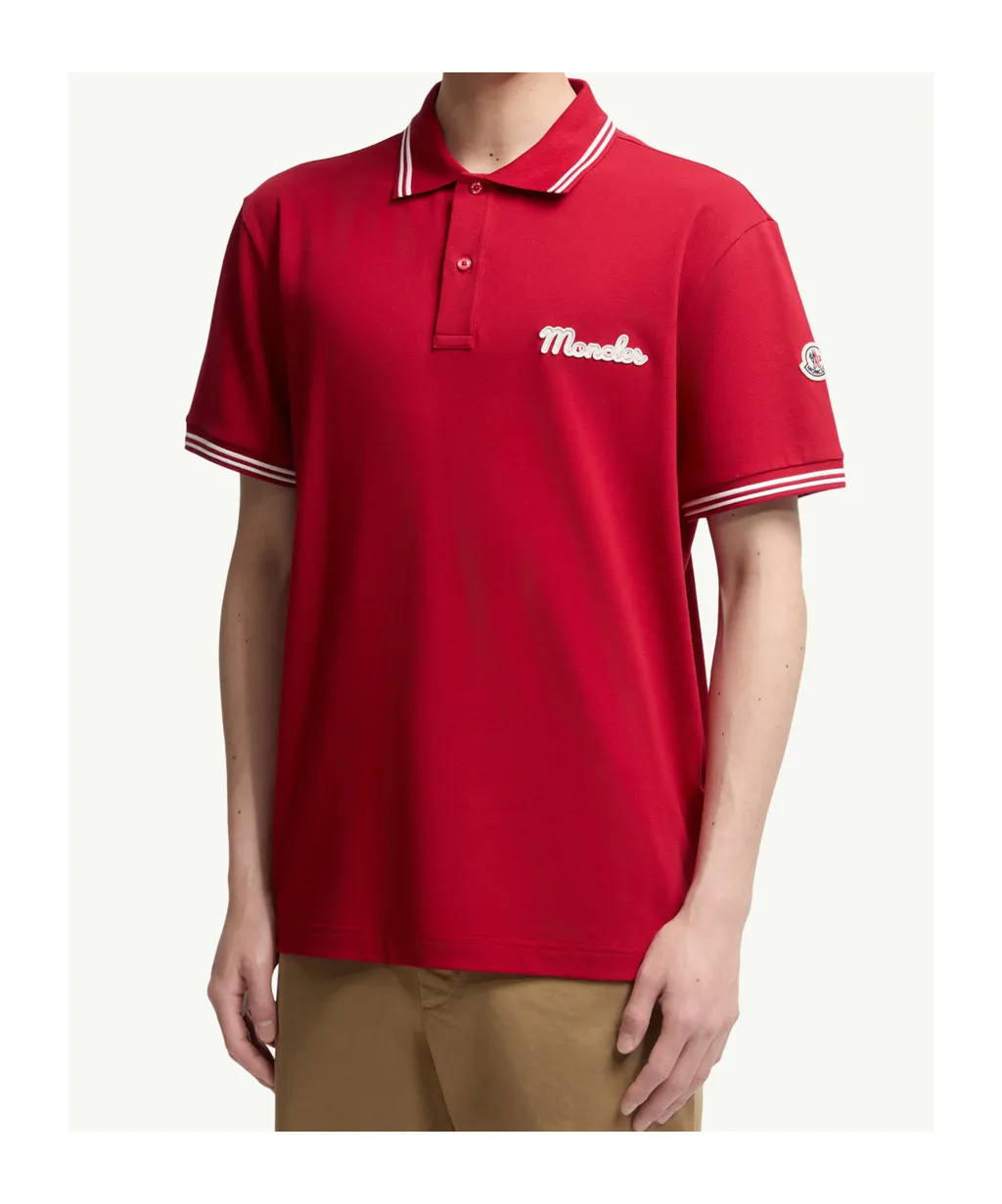 Logo-Patch Short-Sleeved Polo Shirt