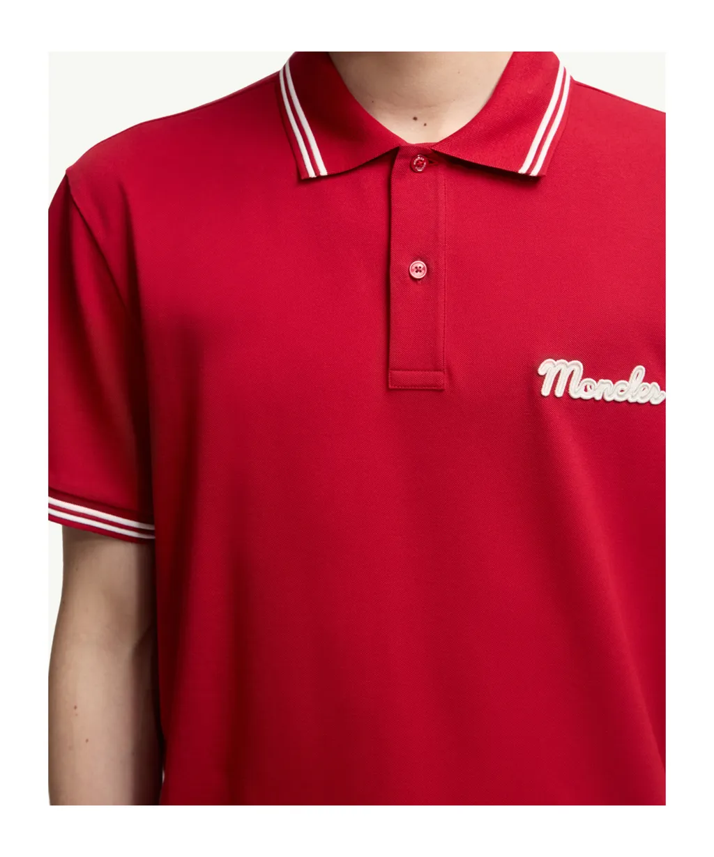 Logo-Patch Short-Sleeved Polo Shirt