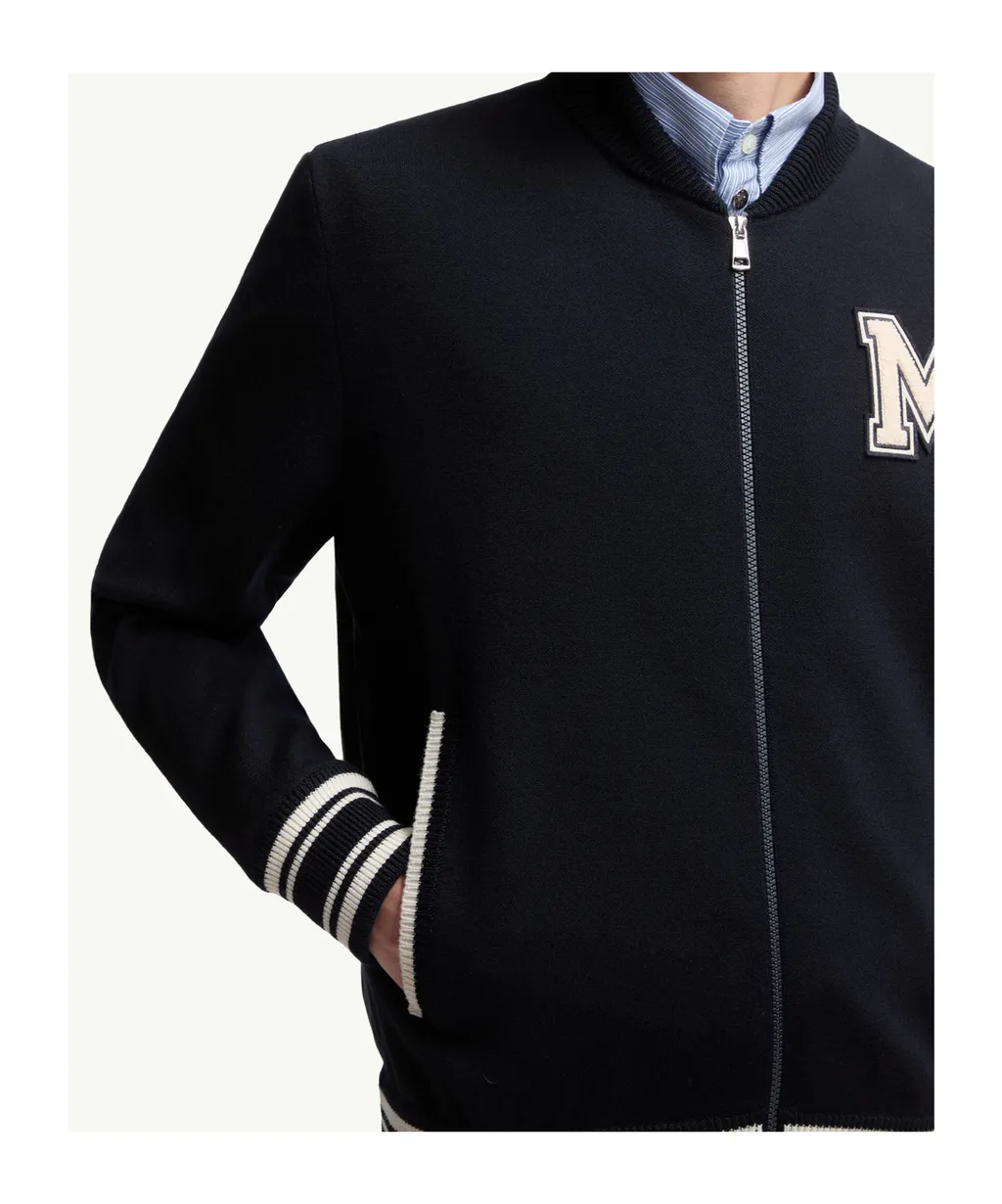 Logo-Patch Zipped Jacket