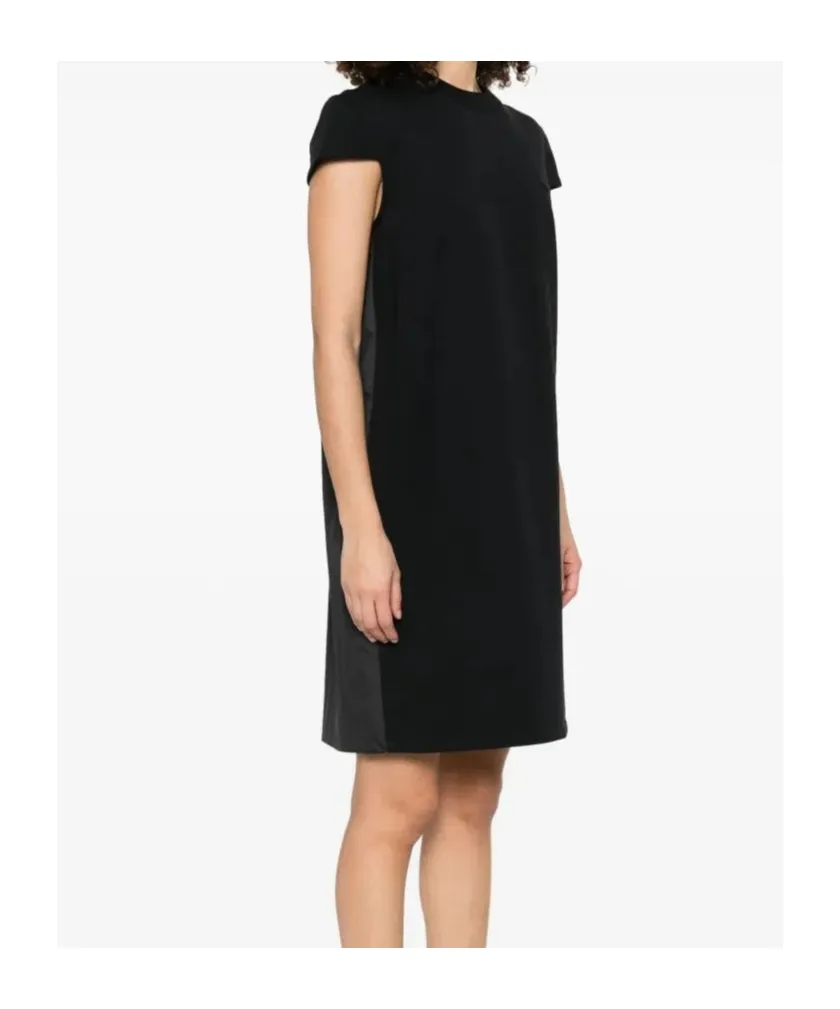 Logo Patch Crewneck Dress