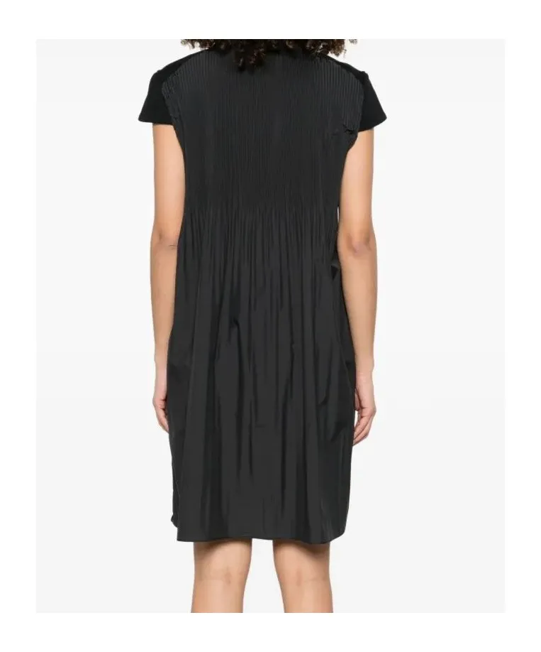 Logo Patch Crewneck Dress