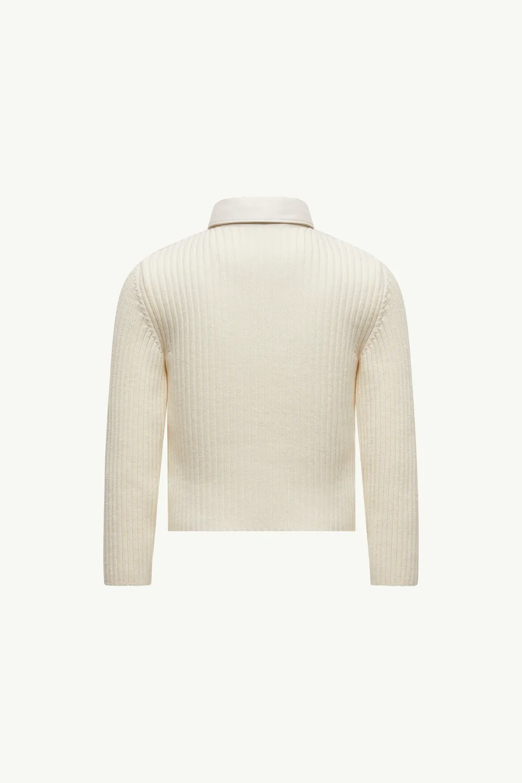 Panelled Zip-Up Cardigan