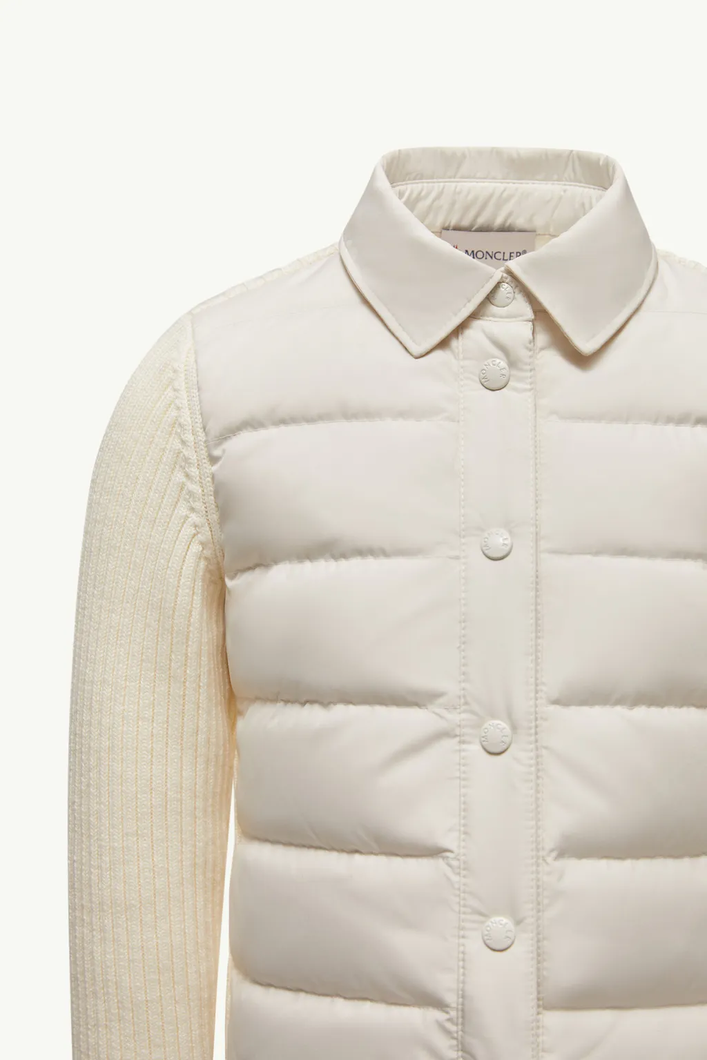 Panelled Zip-Up Cardigan