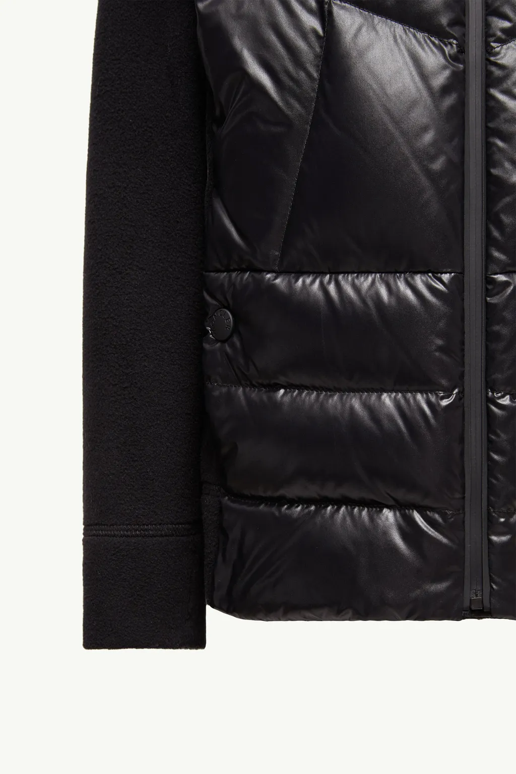 Padded Fleece Zip-Up Sweatshirt