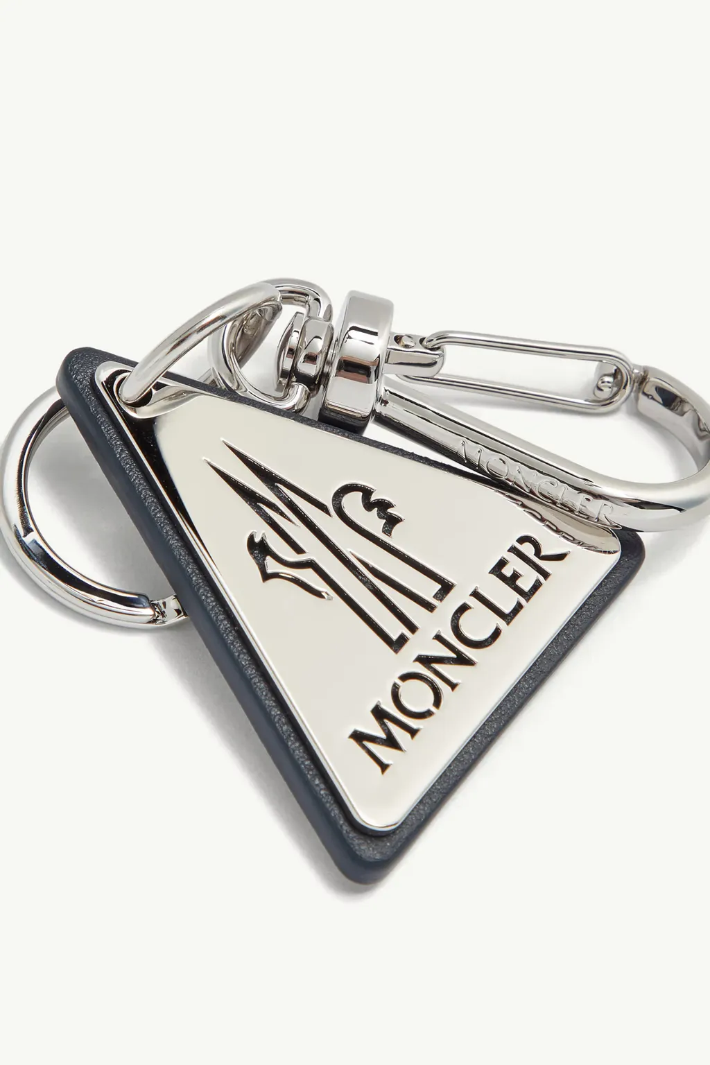 Logo Leather Key Ring