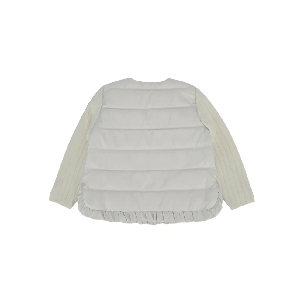 Padded Zip-Up Cardigan