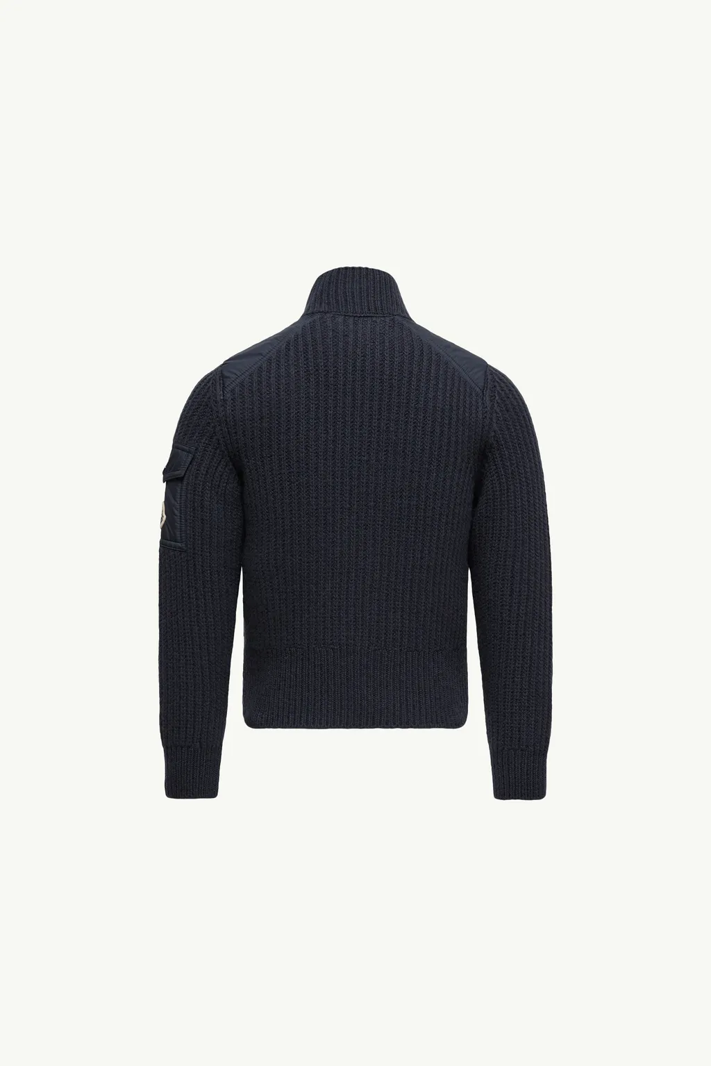 Padded Zip-Up Cardigan