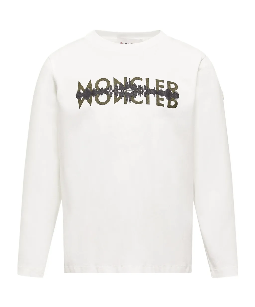 Logo Motif Long Sleeved T-Shirt
