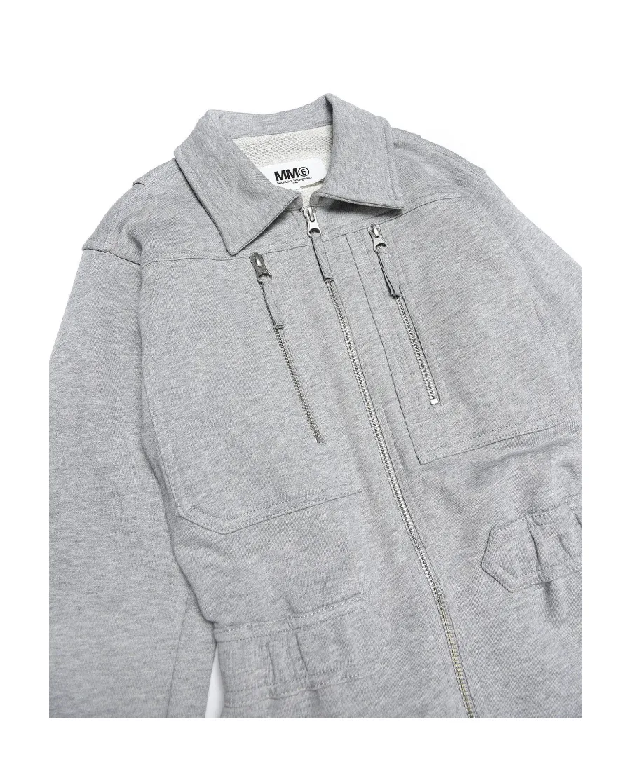 Long Sleeve Shirt Jumpsuit