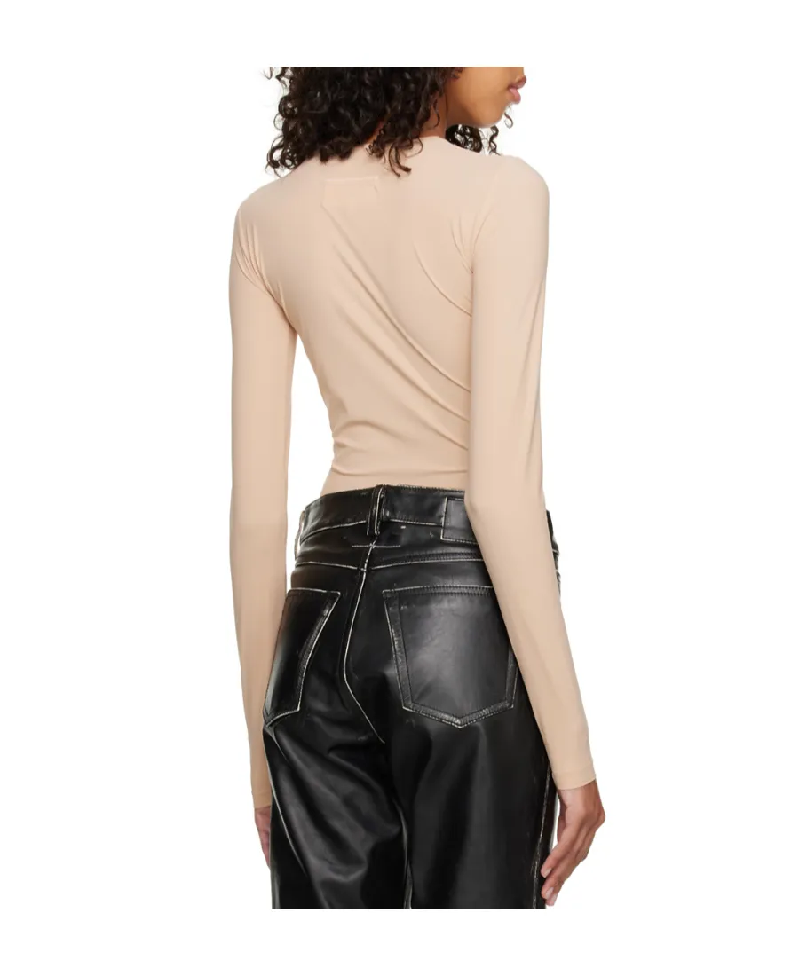 Stud-Embellished Long-Sleeved Body