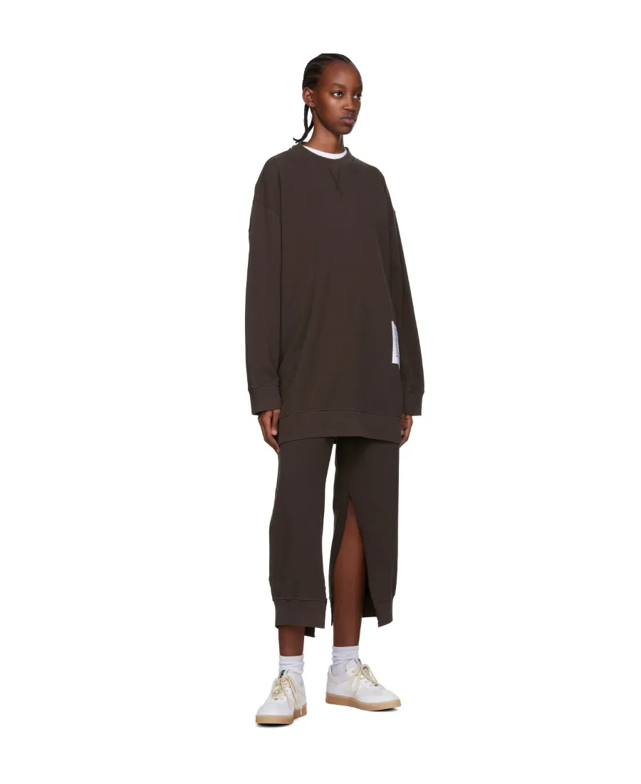 Slouchy Care Label Patch Sweatshirt
