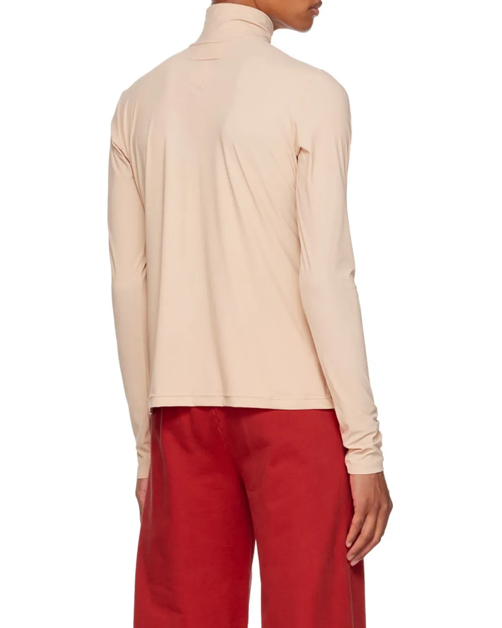 Logo High-Neck Long-Sleeved T-Shirt