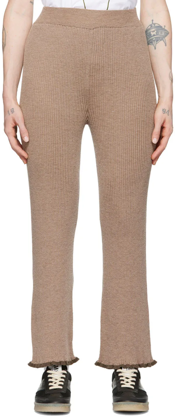 Ribbed Knit Trousers