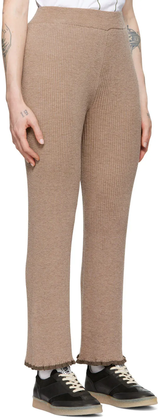 Ribbed Knit Trousers