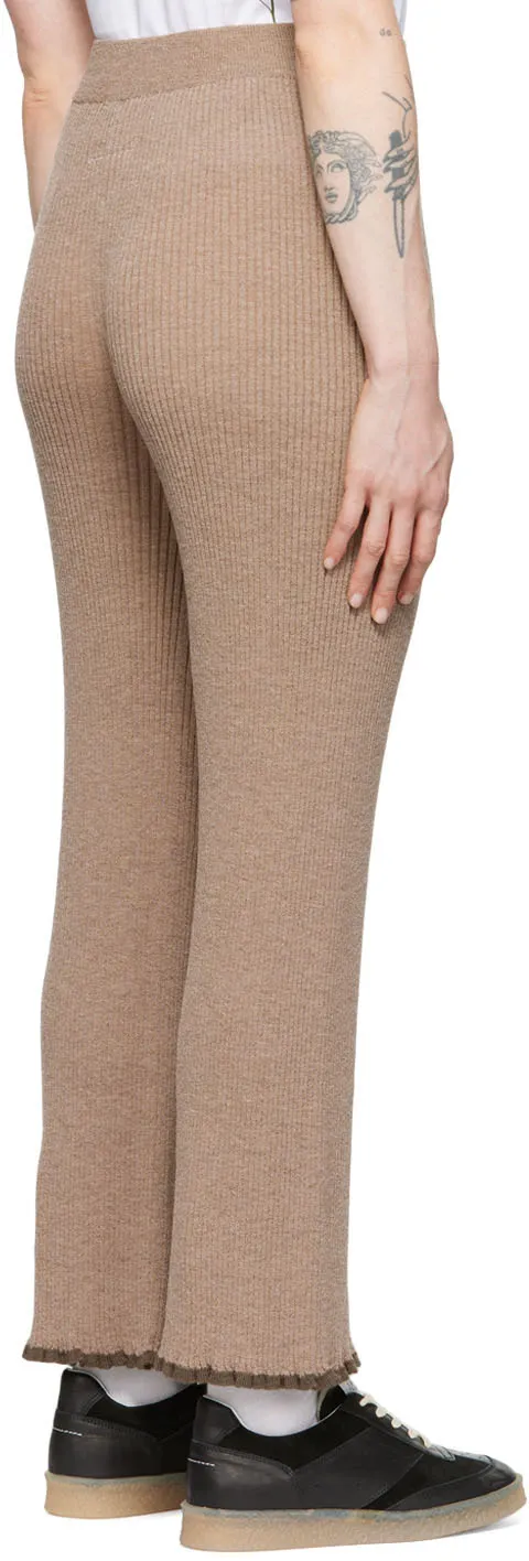 Ribbed Knit Trousers