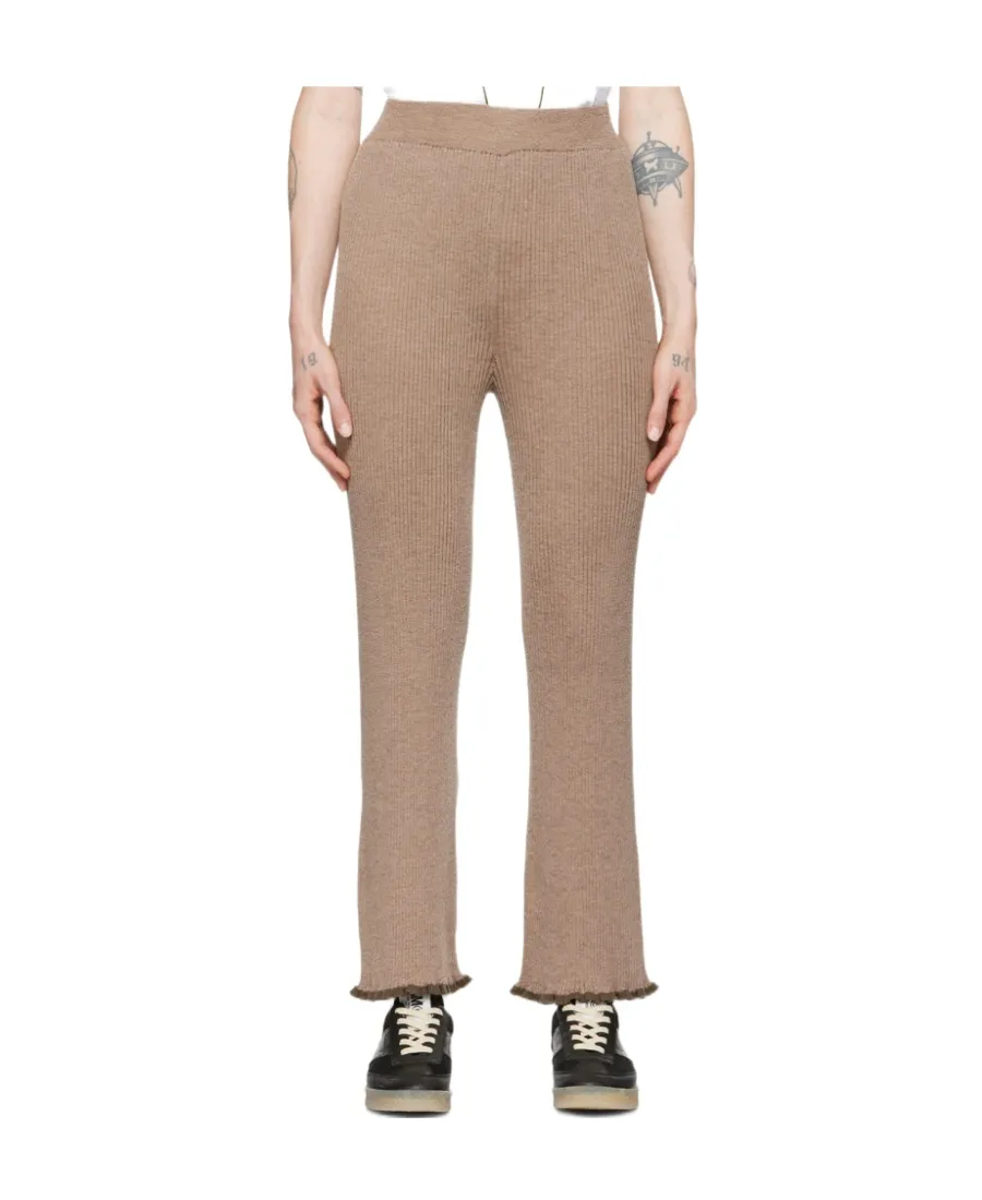 Ribbed Knit Trousers