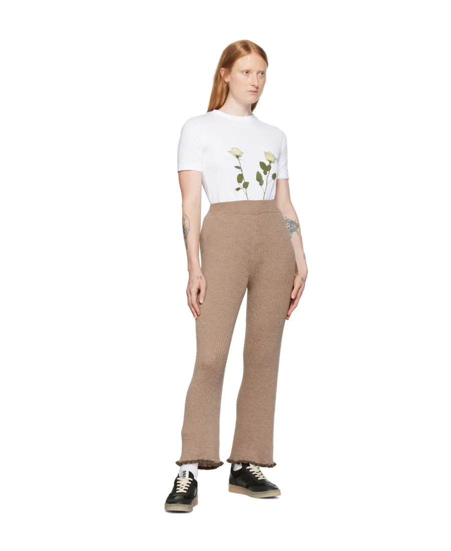 Ribbed Knit Trousers