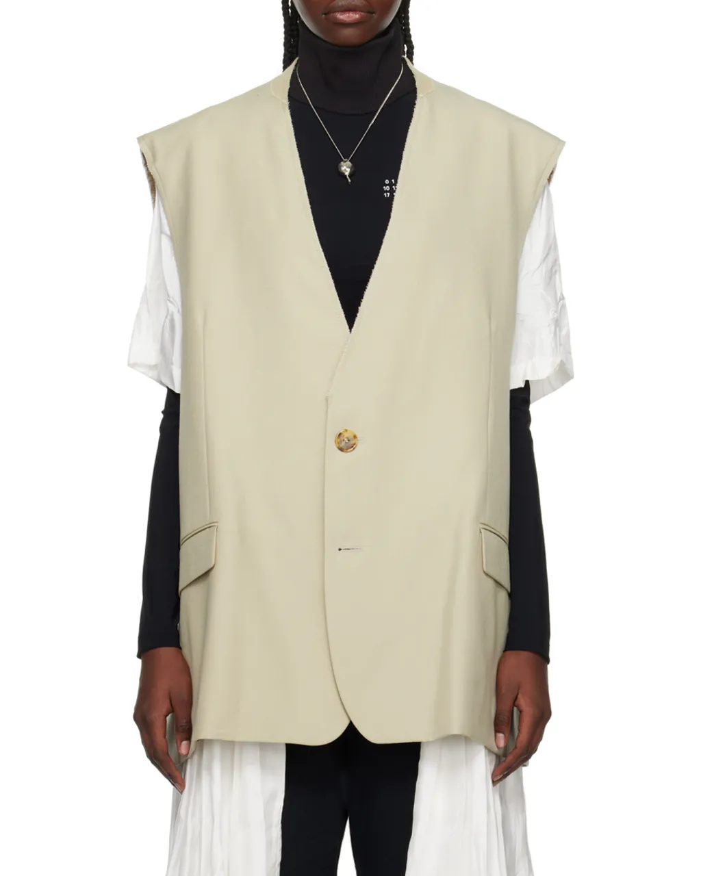V-Neck Sleeveless Vest