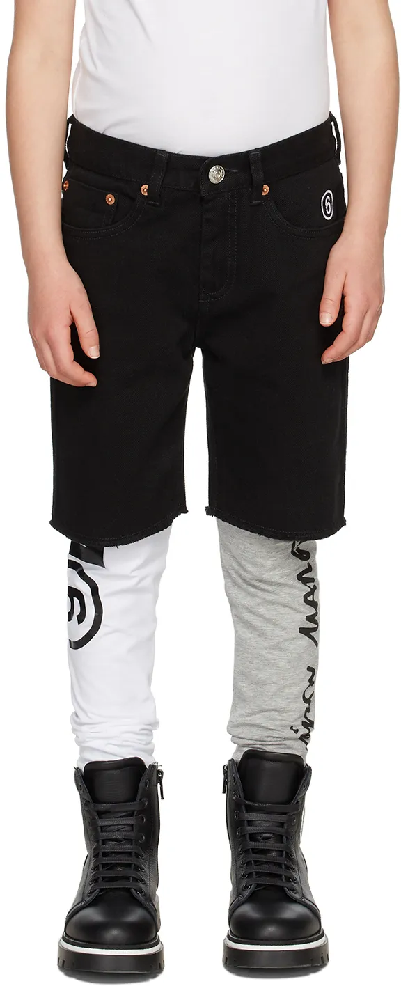 Teen Embroidered Logo Denim Shorts