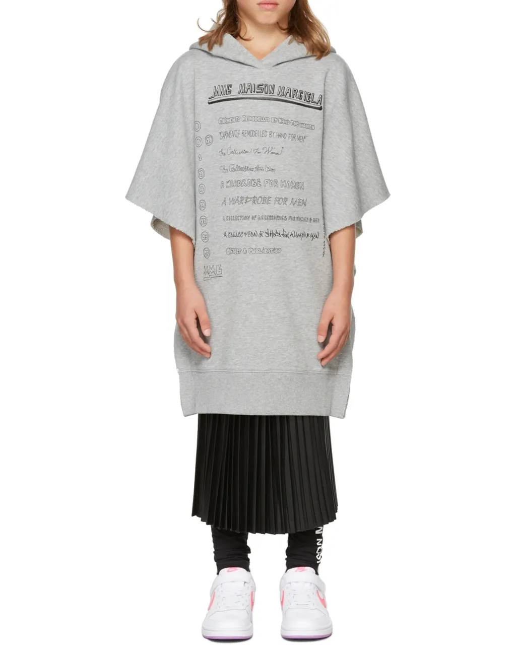 Logo Print Sleeveless Hoodie