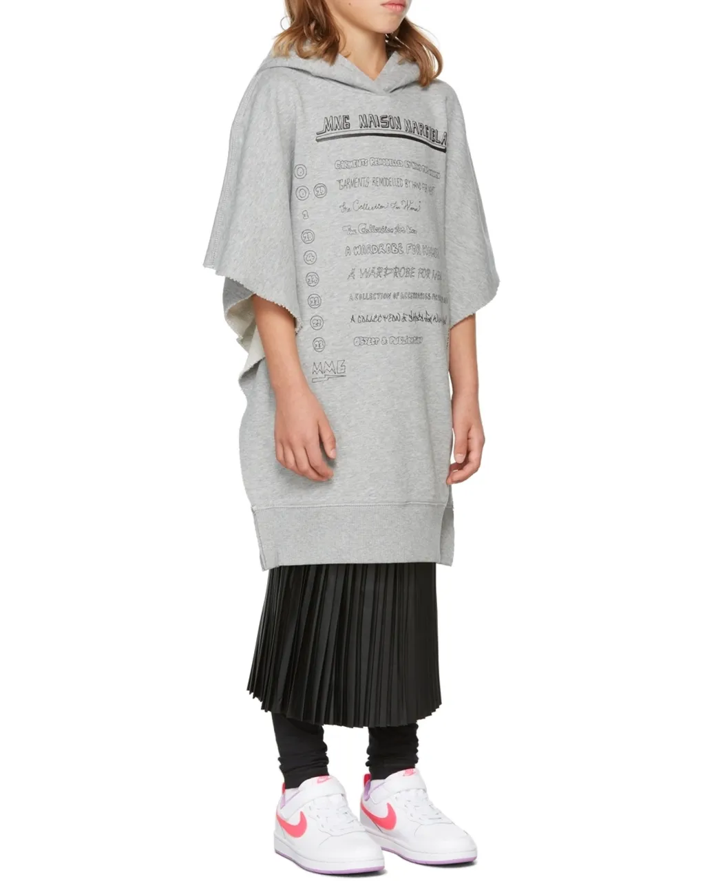 Logo Print Sleeveless Hoodie