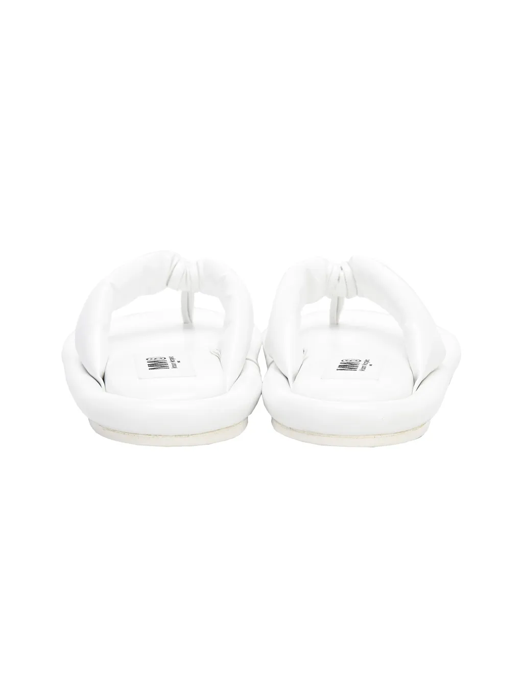 Padded Leather Flip-Flops