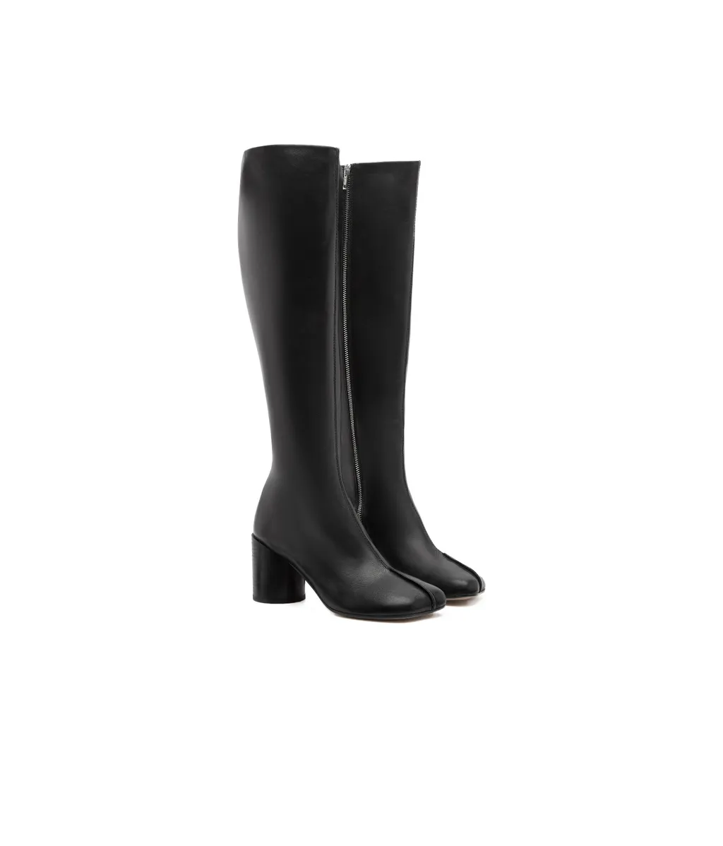 Slip On Knee-High Boots
