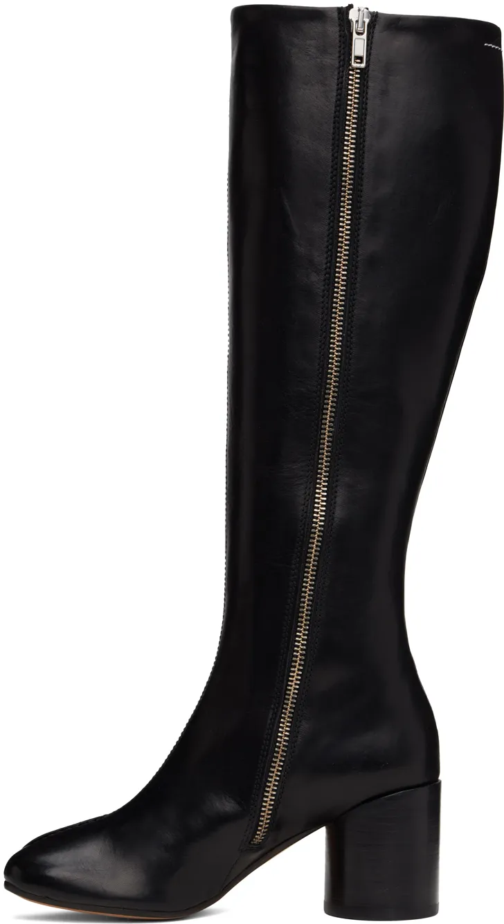 Slip On Knee-High Boots
