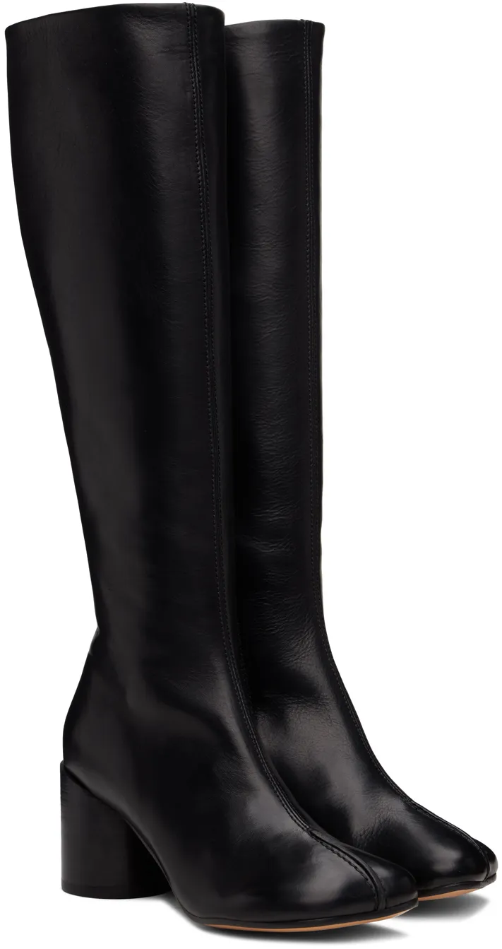 Slip On Knee-High Boots