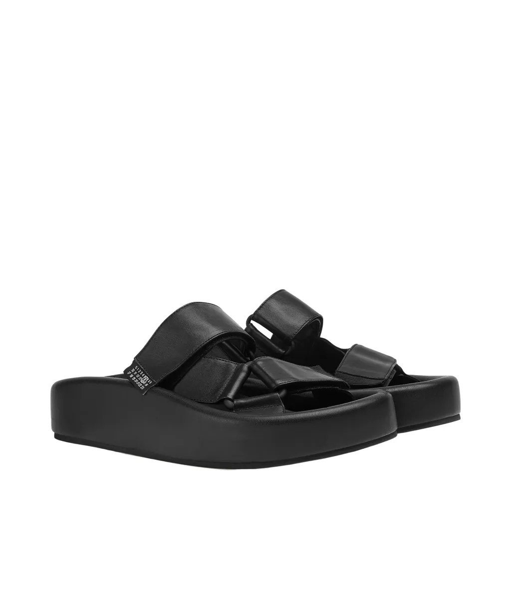 Webbing Slip-On Sandals