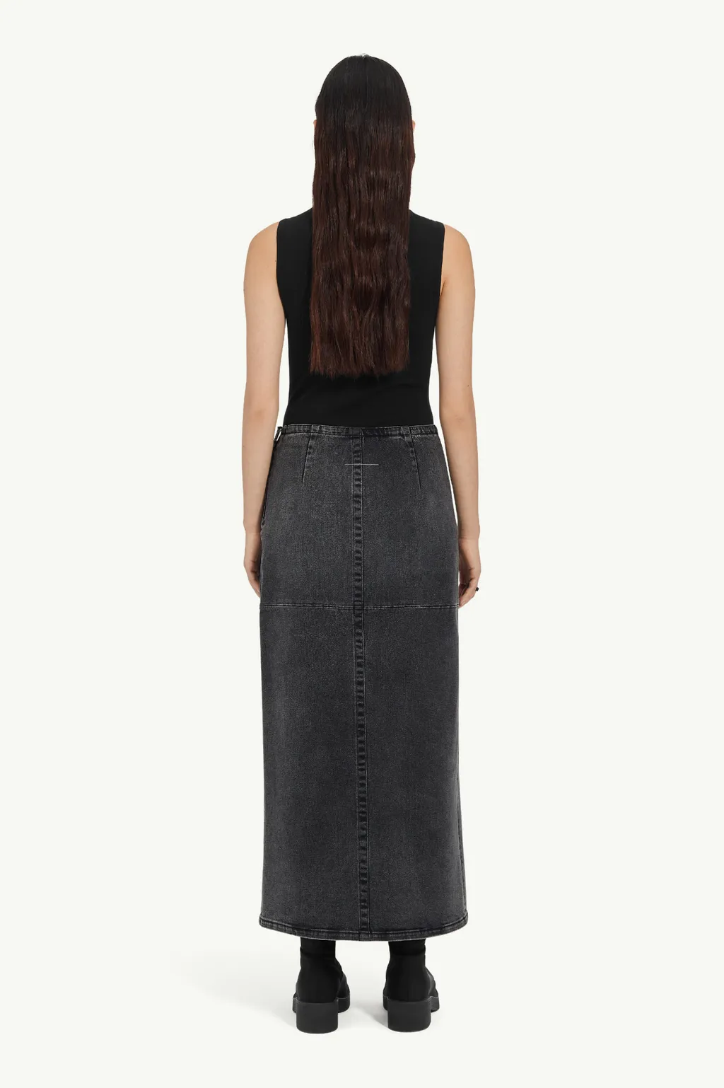 Long Denim Skirt