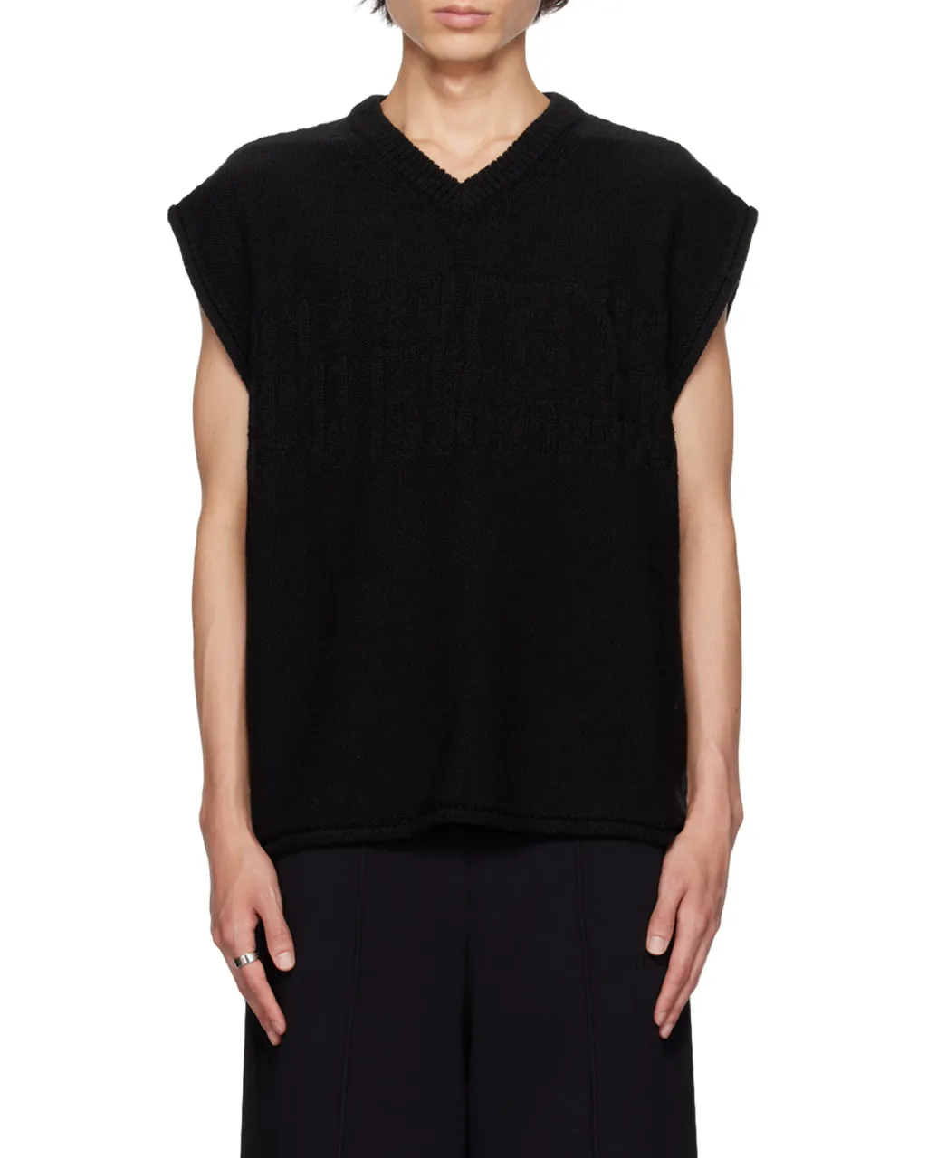 V-Neck Knitted Vest