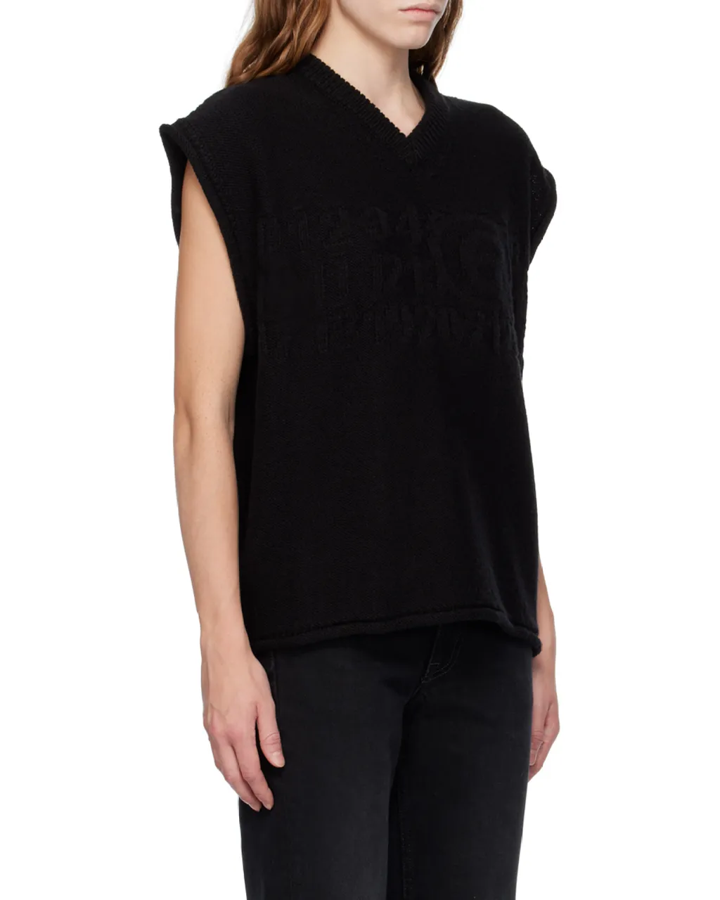 V-Neck Knitted Vest