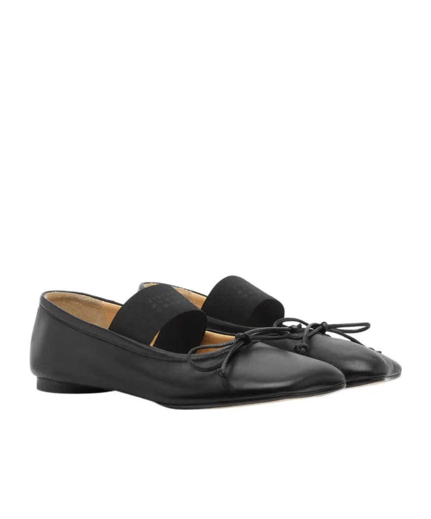 Anatomic Numbers-Motif Bow-Detailed Ballerinas