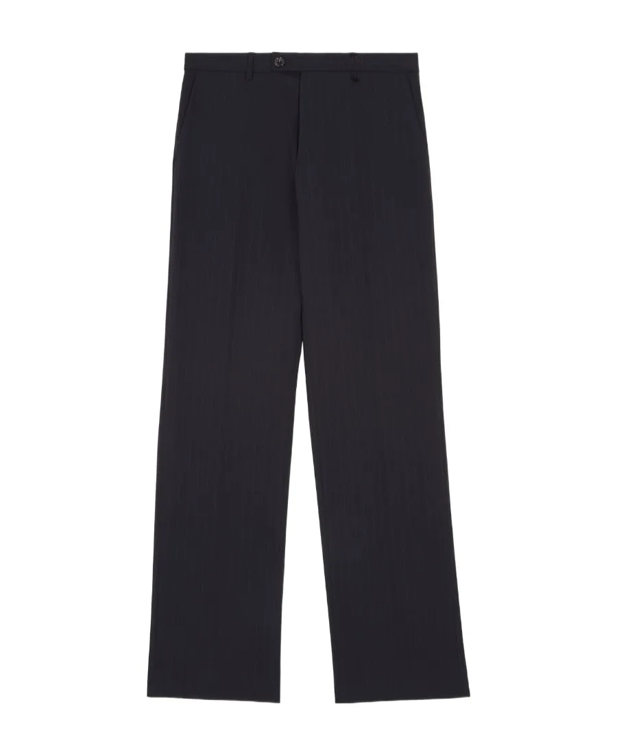 Straight-Fit Tailored Trousers