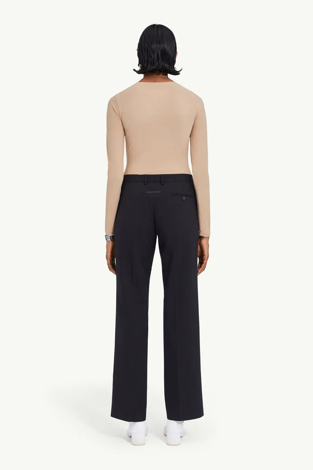 Straight-Fit Tailored Trousers
