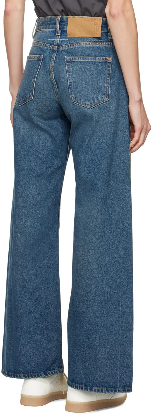 Low-Rise Wide-Leg Jeans