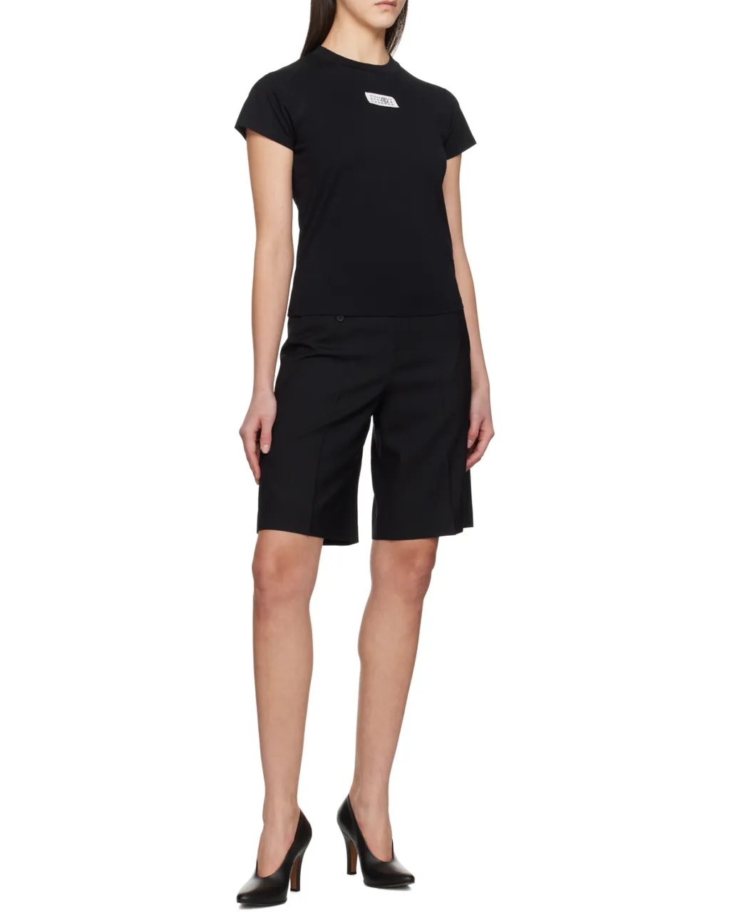 Logo Patch Crewneck T-Shirt