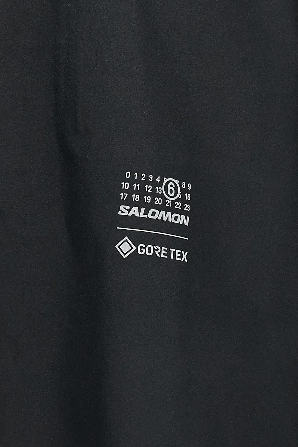 Numeric-Printed Long-Sleeved Shirt