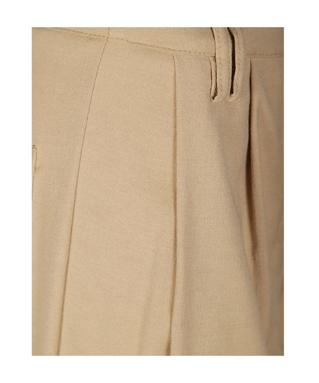 Belt-Loop Casual Pants