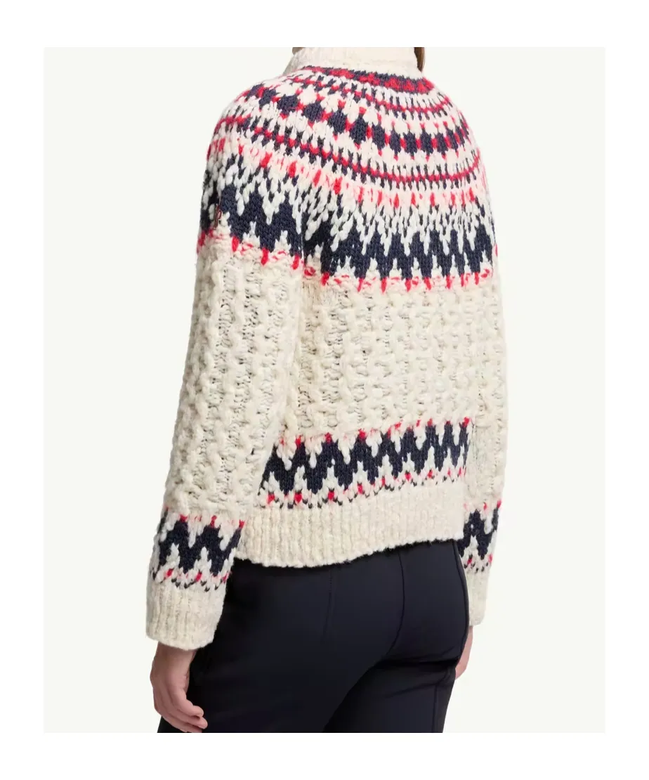 Grenoble Geometric Jacquard Crewneck Jumper