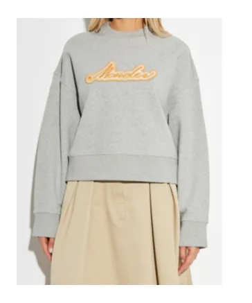 Logo Embroidered Crewneck Sweatshirt