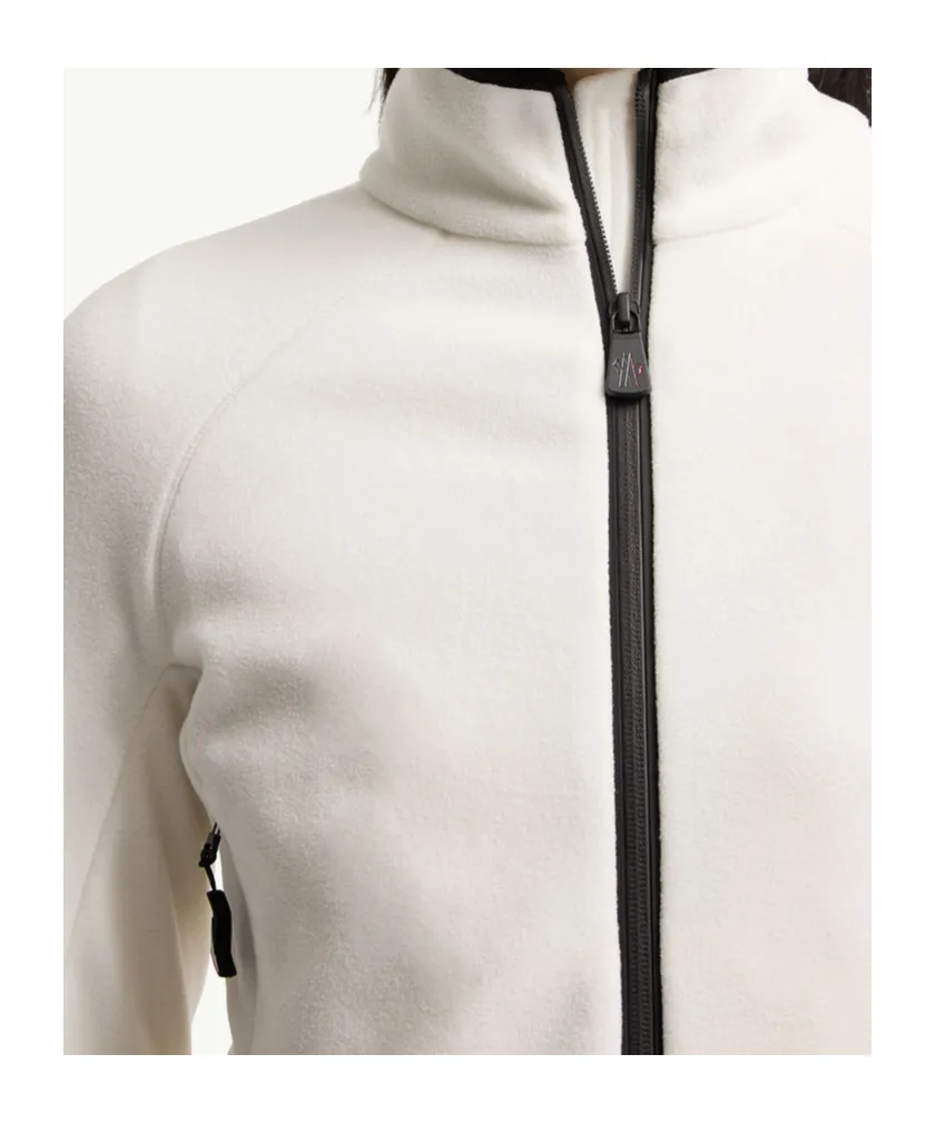 Zipped Fleece Sweatshirt