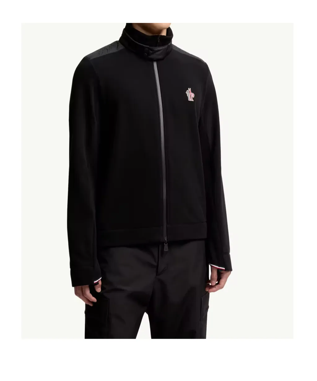 Grenoble Zip-Up High Neck Sweatshirt