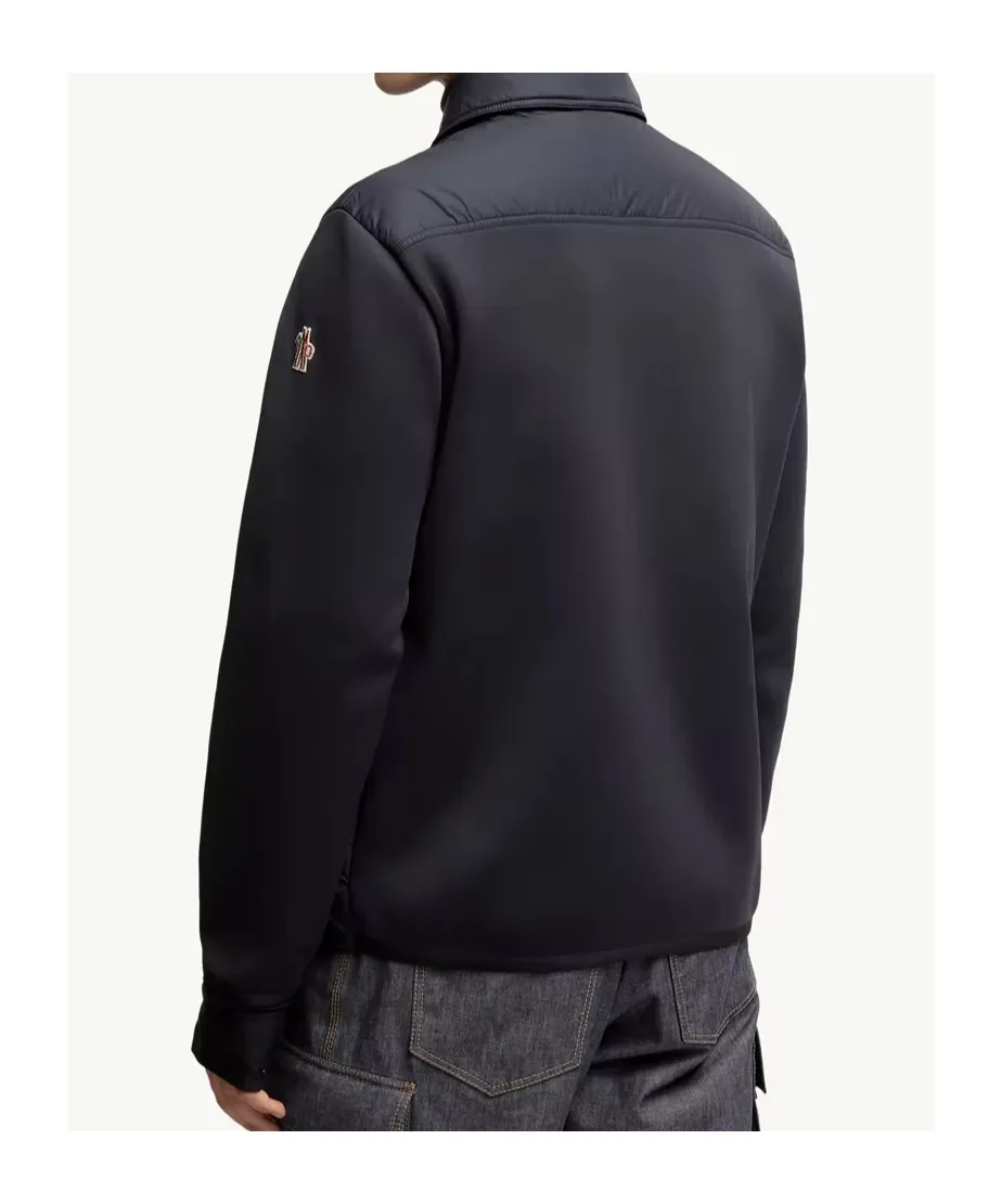 Logo Patch Zip-Up Cardigan