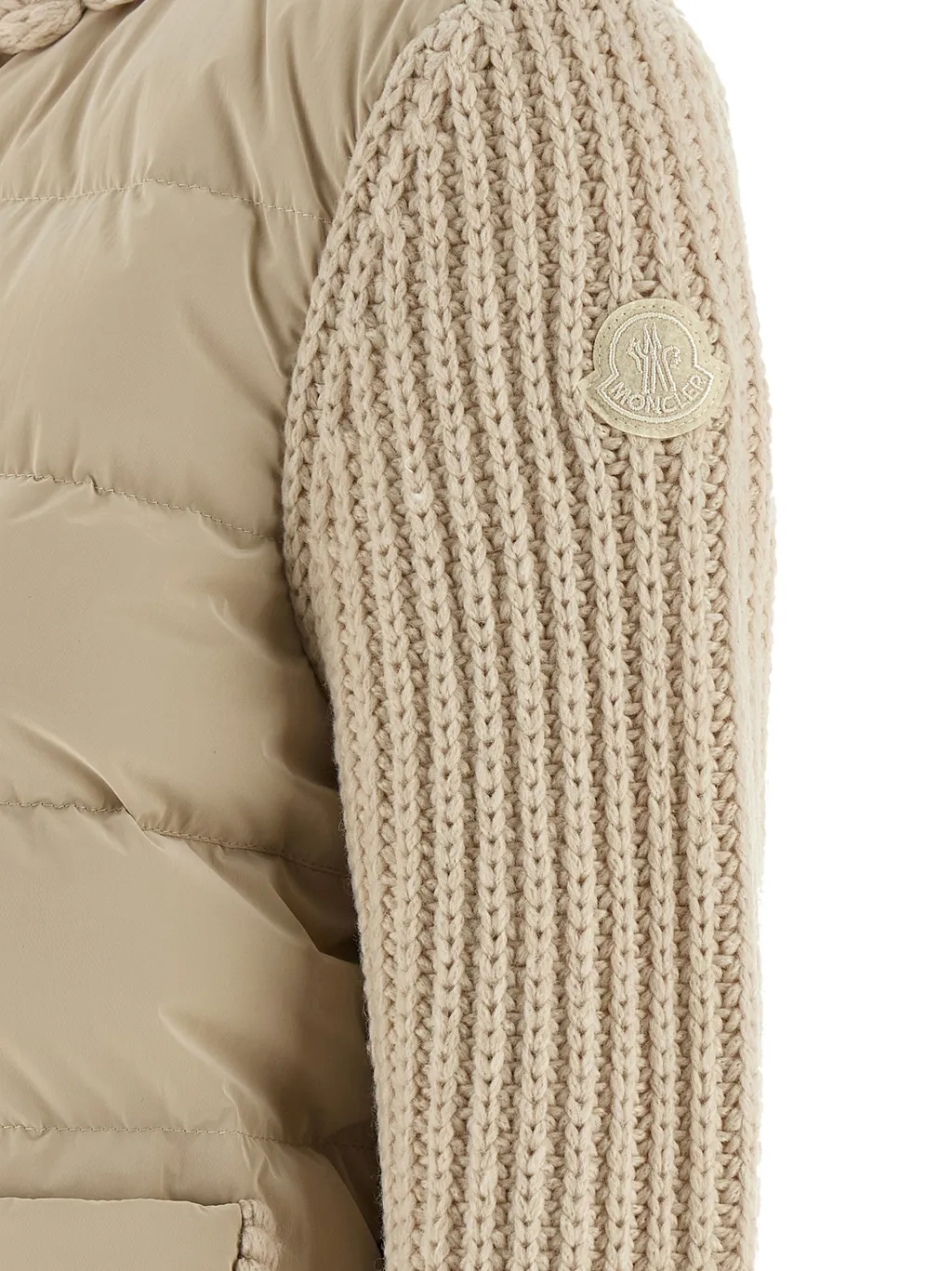 Zip-Up Padded Cardigan