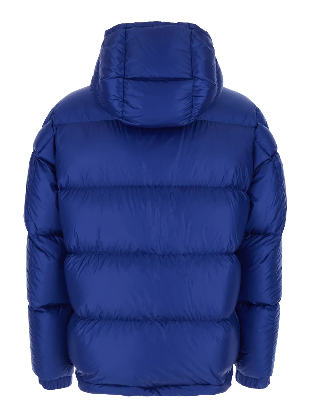 Logo Patch Hooded Puffer Jacket
